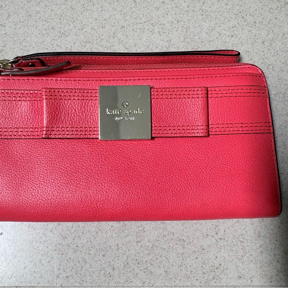 Kate Spade Primrose Hill Layton Leather Wristlet Wallet